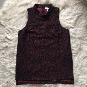 Michael Kors High-Low Lace Print Top - Size L